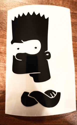 Aufkleber bart simpson sticker - simpson,