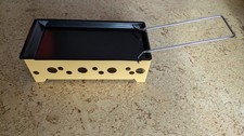 Rosenstein & Söhne faltbares Teelicht-Raclette mit Gelb - Schwarz