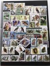 Sammlung Eulen auf 2 gr. Albumseiten