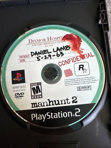 Manhunt sony playstation - (sony,