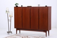 Vintage Teak Schrank 60er Jahre | Mid Century Highboard Schubladen Holz Aufbewah