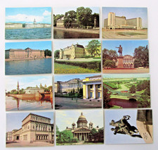 12 x Ganzsachen Postkarten Postcard Lot Leningrad Ленинград Sankt Petersburg