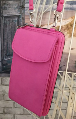 Geldbörse handytasche fuchsia - geldbörse,