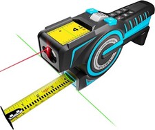 MiLESEEY 3-in-1 Professional 3.5m Maßband Autlock mit Laser Entfernungsmesser