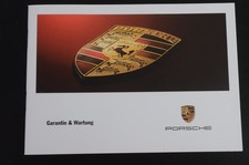 Porsche Garantie & Wartung Serviceheft Boxster S 911 GT3 Carrera Turbo 2001