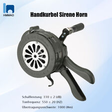 Handkurbel Einklappbar Alarmsirene Handsirene Aluminiumgehäuse Sirene
