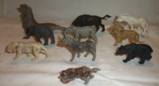 M.19/23 E DDR VEB Plaho?/Marolin? Tiere-Konvolut 10 Stück Kunstoff Spielzeug