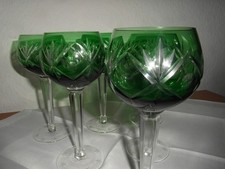 Gläser 6x Römer Stielgläser Weingläser Kristall geschliffen