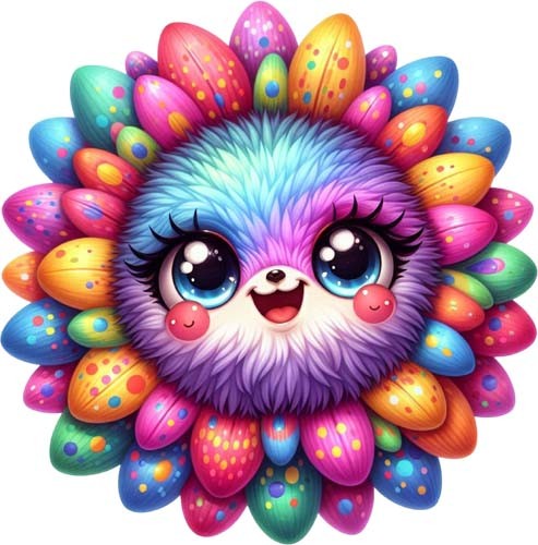 Regenbogen cartoon blume - cartoon,