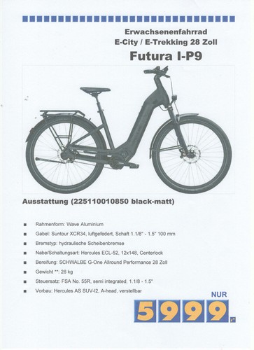 Fahrrad hercules futura p9 - fahrrad, i-p9