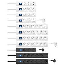 Kopp Steckdosenleiste Mehrfachsteckdose DUOversal USB Überspannungsschutz