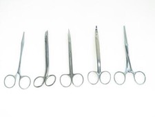 5x Dental Zahnärztliche Instrumente: Chirurgie Schere / Zange Praxisauflösung