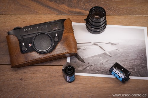 Leica leder half case - m5,