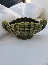 Bretby Muschel Vase 789 grün