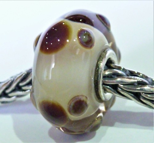 Trollbeads glas klar weiß - glas, mit