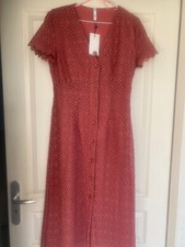 Neues altrosa Guipure Kleid /