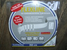 Vorhangschiene / biegbare Gardinenschiene weiß 3,50 m