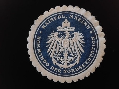 Siegelmarke kaiserliche marine - kaiserliche,