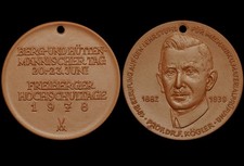 BERGBAU: Medaille 1978. BERG- & HÜTTENMÄNNISCHER TAG - FREIBERG / SACHSEN.