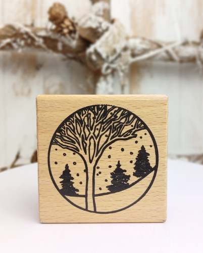 Motivstempel winterlandschaft - motivstempel,