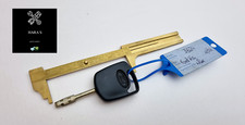 Original Ford Ka Transponderschlüssel Transponder Key Chip Rot Autoschlüssel