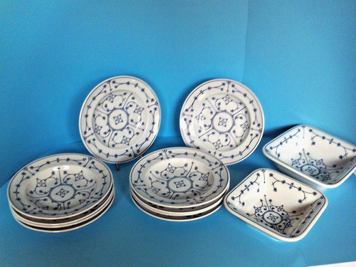 Speiseservice indisch blau - speiseservice,
