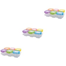  3 Pack Tiefkühl Behälter Tiefkühldosen Kleine Vorratsbehälter Für Lebensmittel