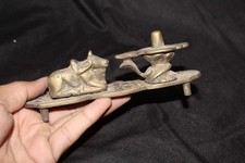 Vintage Messing Nandi Stier &