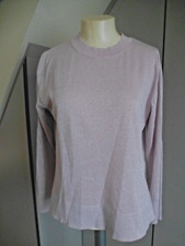Pullover - H & M - Gr. S - rosa - glitzereffekt