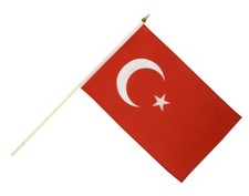 Türkei Stockflagge Flaggen