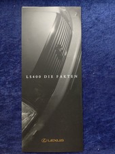 LEXUS LS 400 Fakten Prospekt