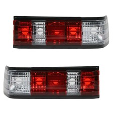 Rückleuchten Klarglas für Mercedes 190 W201 Bj. 83-93 Rot/Chrom B-Ware
