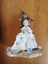 Porzellanfigur Rokokodame