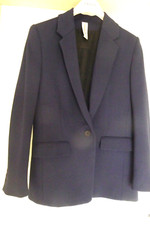 DRYKORN Hosen-Anzug, Blazer Gr. 42, Hose Gr. 30-34, dunkelblau, Viskose-Mix