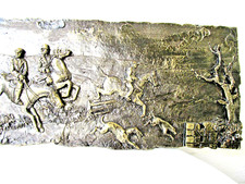 Wandrelief Zinn- Messing-