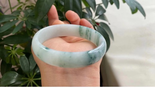 Top grün echt jade armreif - echt,