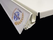 Preisschienen 125 x 4 cm neu für Tego Regale weiß Scanningschienen Preisschilder