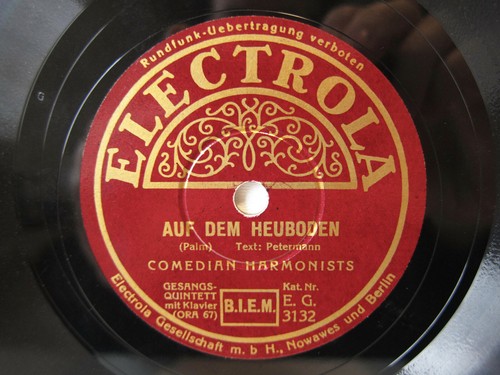 78rpm comedian harmonists - 78rpm,