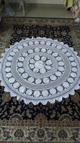 125cm tischdecke rund - ,