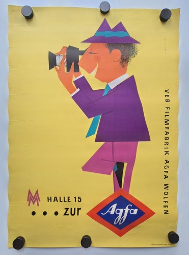 Plakat agfa leipziger - plakat,