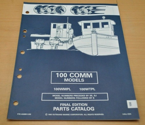 Omc evinrude 100 comm - ,