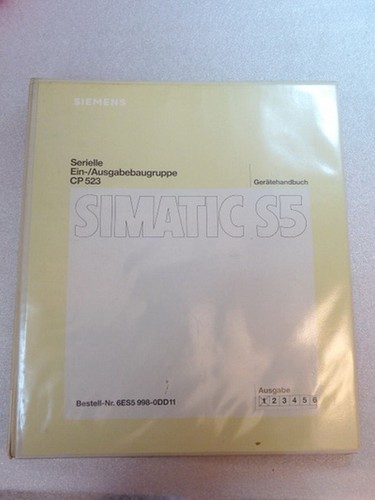 Siemens 6es5998 0dd11 handbuch - siemens,