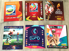 Panini WM/EM 2011 / 15 / 17 / 19 / 22 / 2023 - 6 Leeralben  - sehr guter Zustand