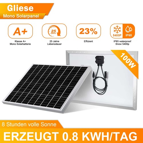 100w solarmodul solarpanel - solarmodul, pv