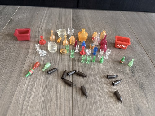 Playmobil flaschen gläser - playmobil,