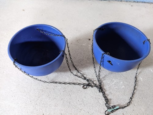 Blumenampeln mit metallkette - blumenampeln,