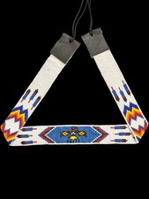 Westernhutband mit Samenperlen