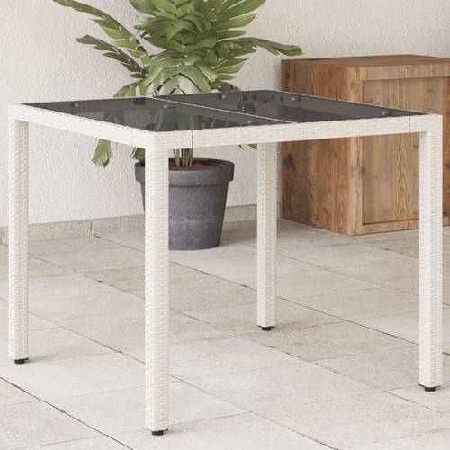 Gartentisch mit glasplatte - gartentisch,