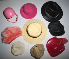 %**Puppen Mützen,Hut,Helm*Für Barbie,Shelly,Creatable*Verschiedene Größen**%