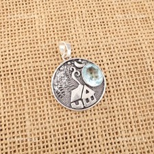 Natürlich Himmelblau Topas